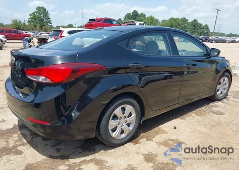 2016 Hyundai Elantra Se из США, поврежденный, VIN 5NPDH4AE6GH706401